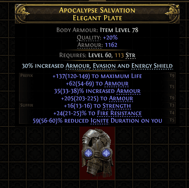 Apocalypse Salvation Elegant Plate#728922