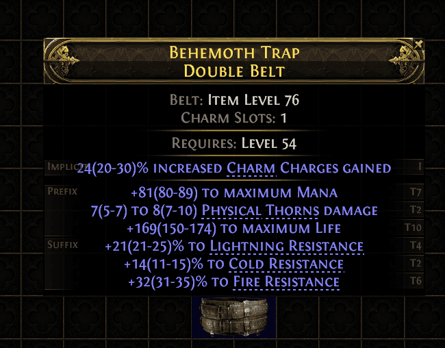 Behemoth Trap Double Belt#952123