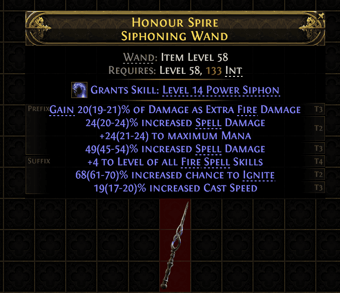 Honour Spire Siphoning Wand#273064