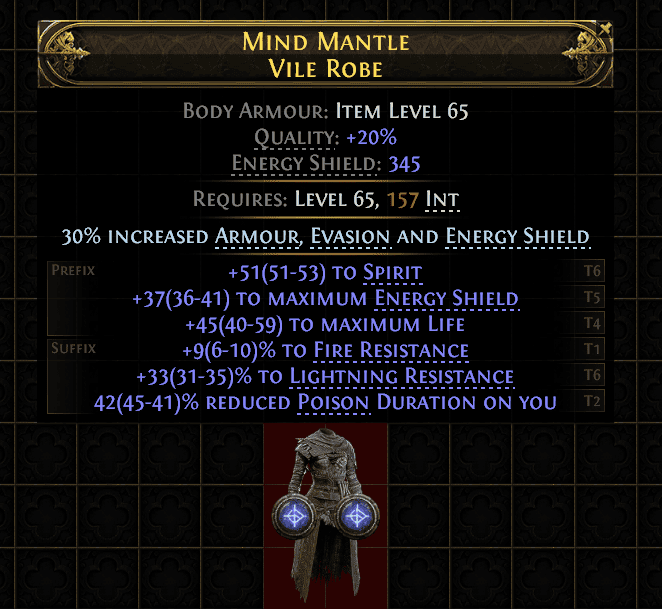 Mind Mantle Vile Robe#613125