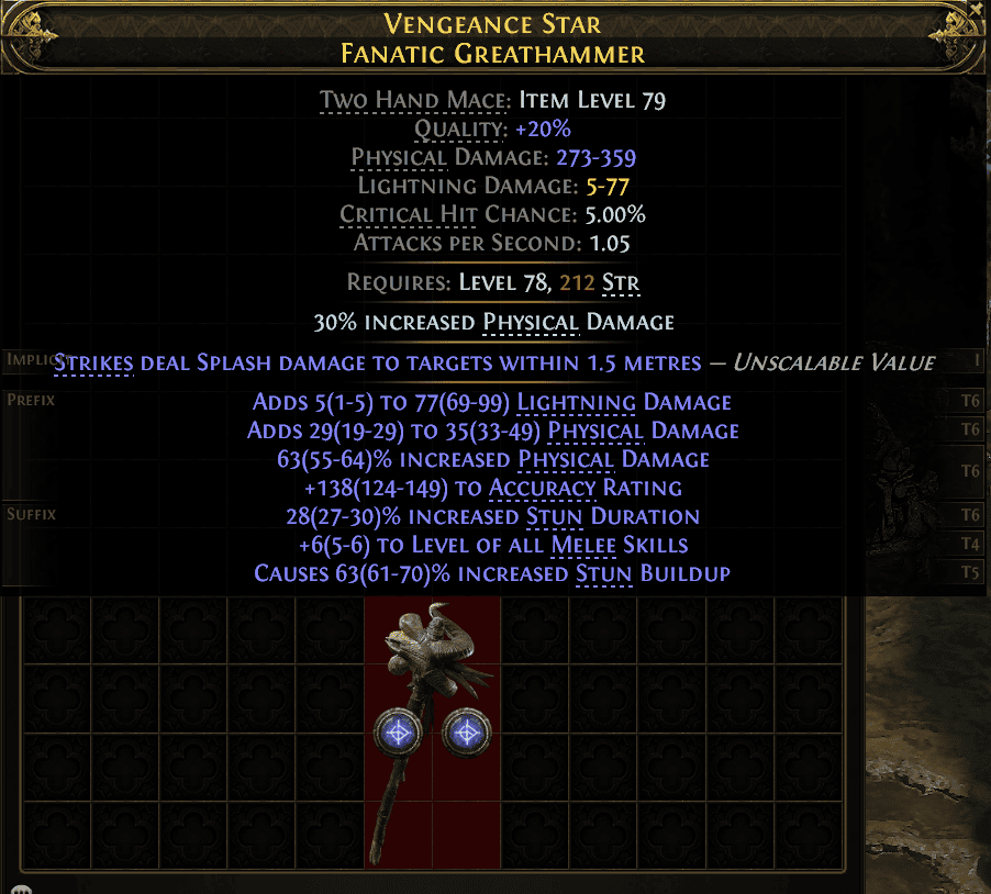 Vengeance Star Fanatic Greathammer#358771