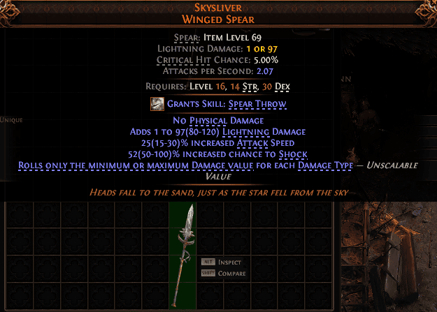 Skysliver Winged Spear#558829