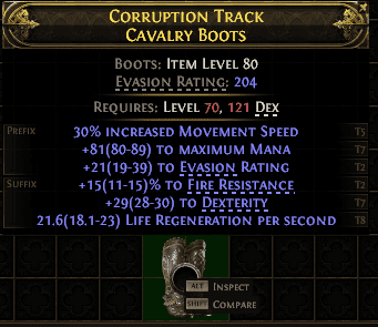 Corruption Track Cavalry Boots#909739
