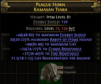 Plague Horn Kamasan Tiara#418711