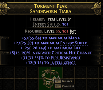 Torment Peak Sandsworn Tiara#877269