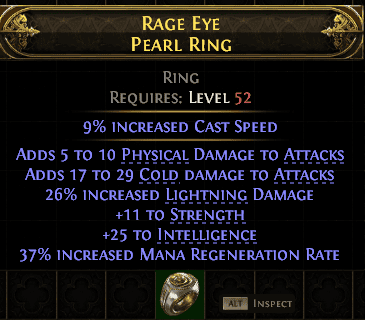 Rage Eye Pearl Ring#982842