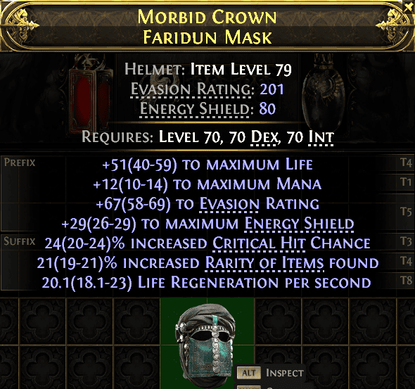 Morbid Crown Faridun Mask#606036