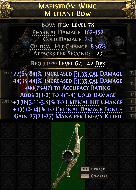 Maelstrom Wing Militant Bow#241132