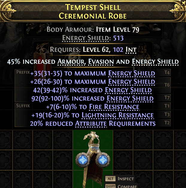 Tempest Shell Ceremonial Robe#707672