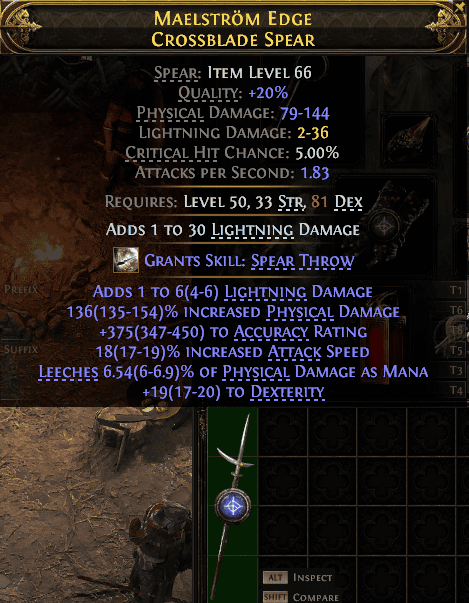 Maelstrom Edge Crossblade Spear#864266
