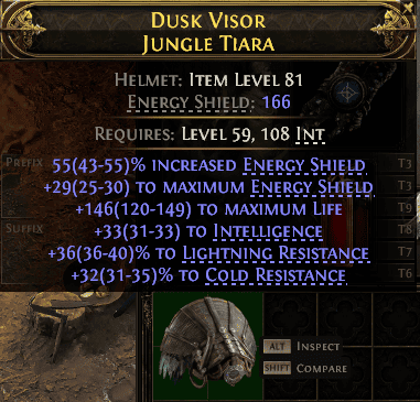 Dusk Visor Jungle Tiara#859684