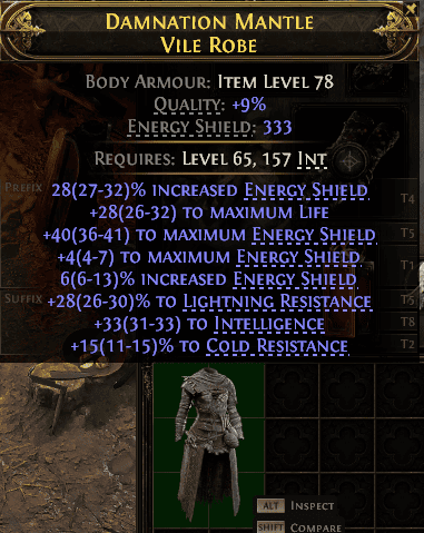 Damnation Mantle Vile Robe#865171