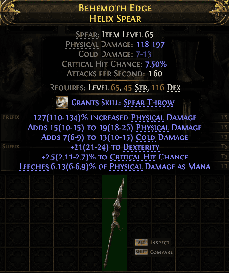 Behemoth Edge Helix Spear#868918
