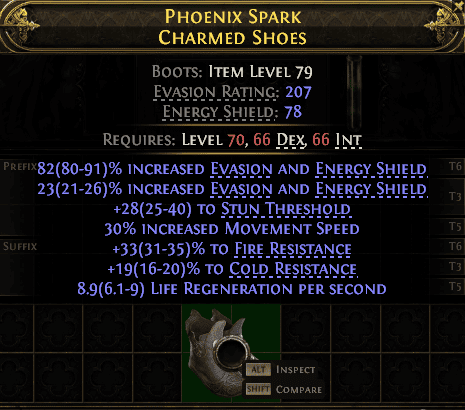 Phoenix Spark Charmed Shoes#644208