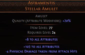 Astramentis Stellar Amulet