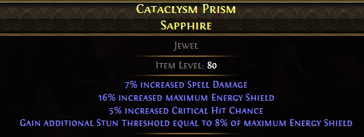 CATACLYSM PRISM SAPPHIRE