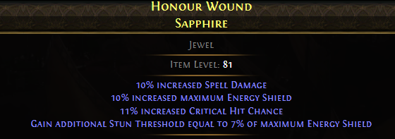 HONOUR WOUND SAPPHIRE