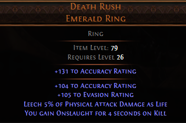 Death Rush Emerald Ring-3