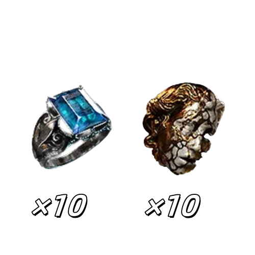 Bases-Sapphire Ring*10 + Orb of Chance*10