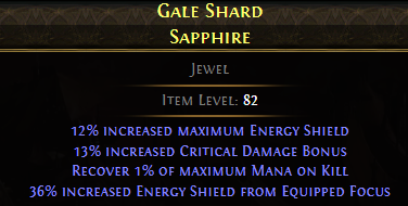 GALE SHARD SAPPHIRE