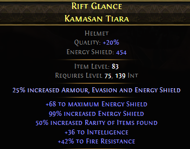Rift Glance Kamasan Tiara