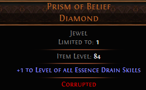 Prism of Belief Diamond