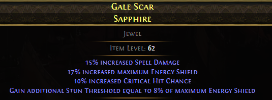 GALE SCAR SAPPHIRE