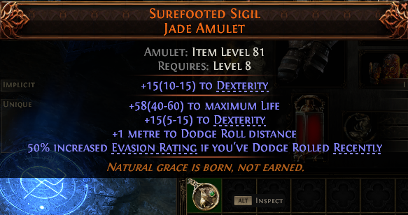 SUREFOOTED SIGIL JADEAMULET