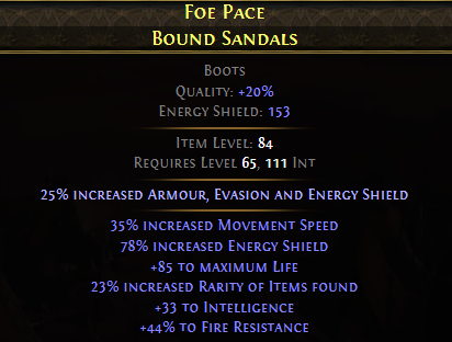 FOE PACE BOUND SANDALS
