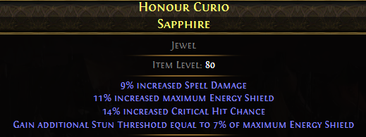 HONOUR CURIO SAPPHIRE