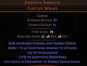 Essentia Sanguis Furtive Wraps-5